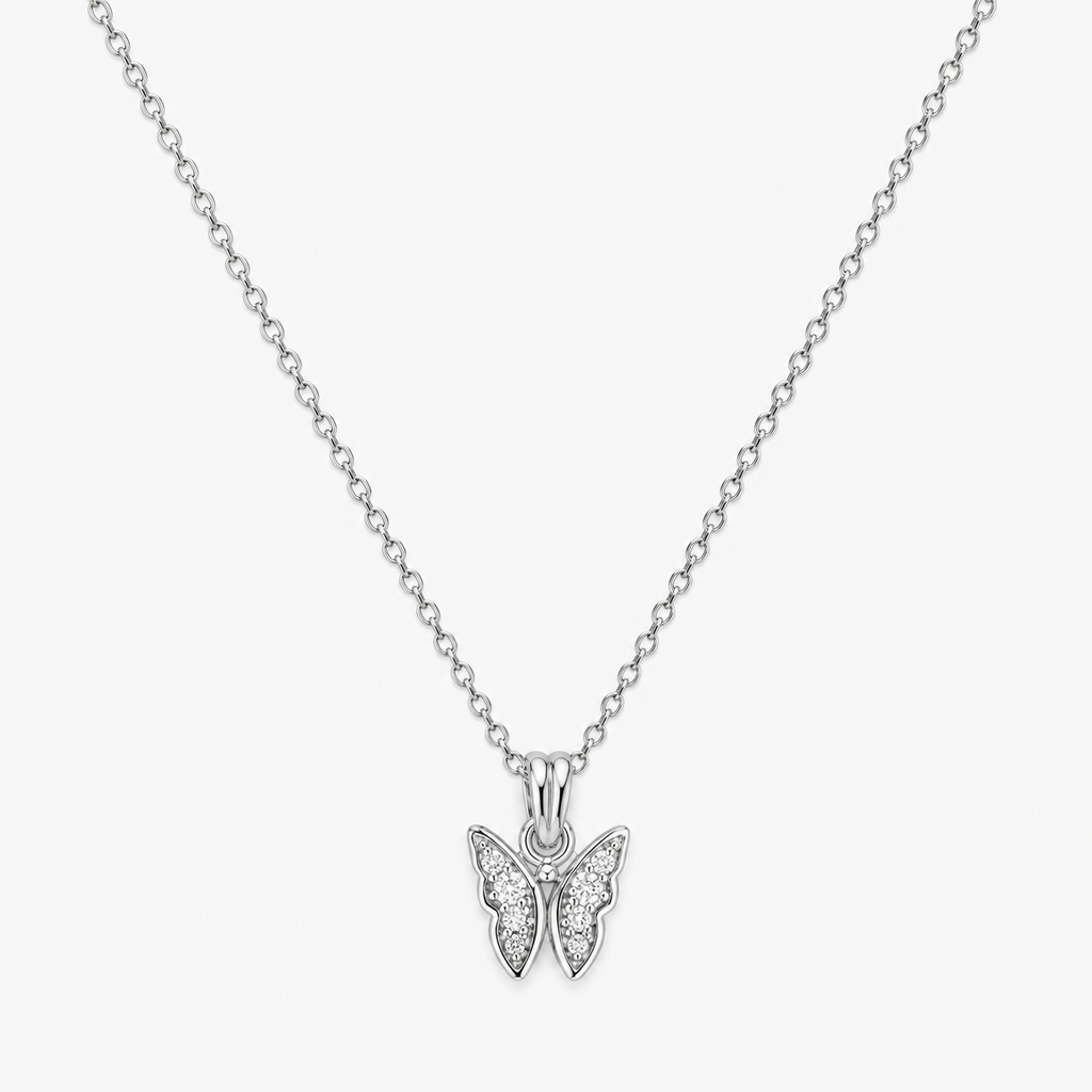 Silver Flutter Pendant