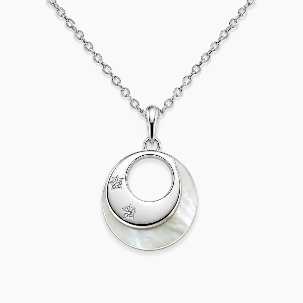 Silver Infinity Circle Pendant