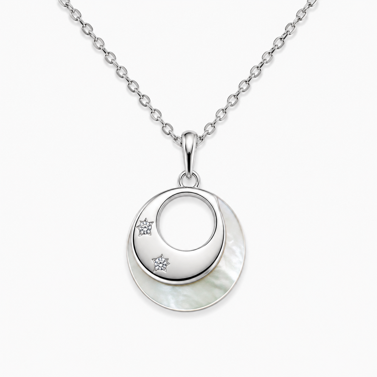 Silver Infinity Circle Pendant