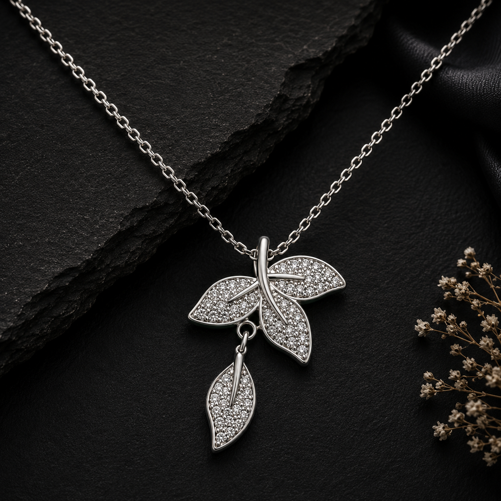 Silver Ivy Pendant