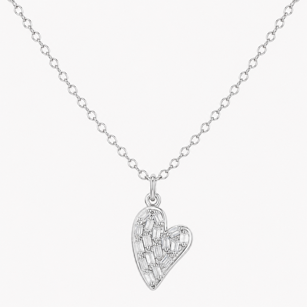 Silver Lumina Heart Pendant