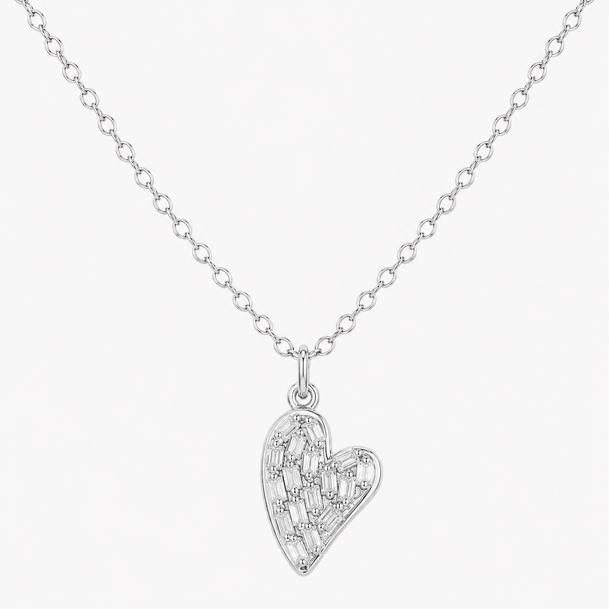 Silver Lumina Heart Pendant