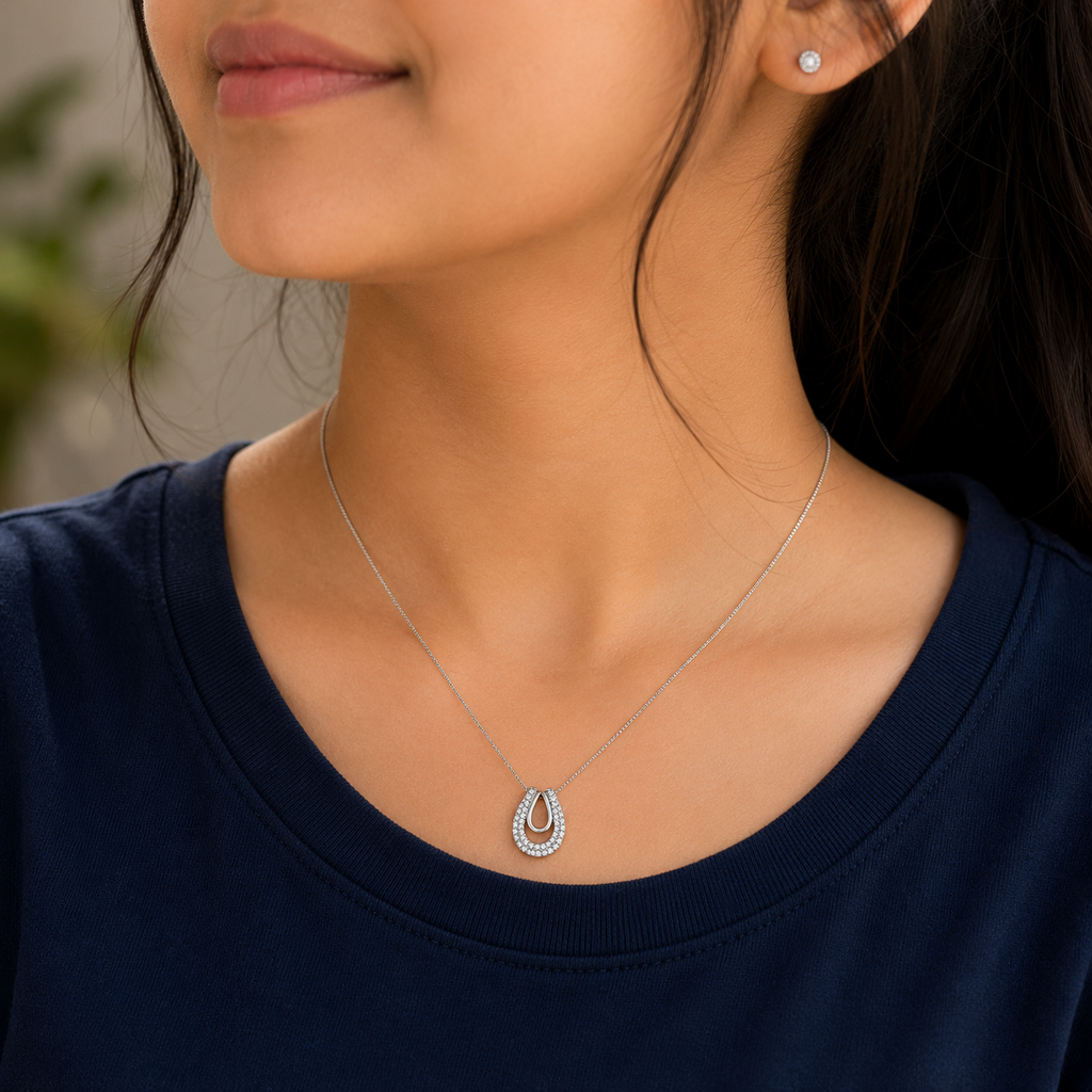Silver Radiant Luck Pendant