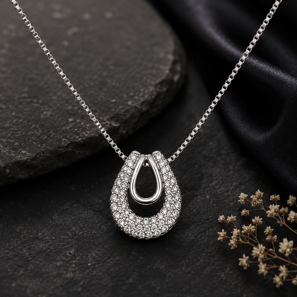 Silver Radiant Luck Pendant