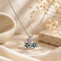 Silver Azure Bloom Pendant