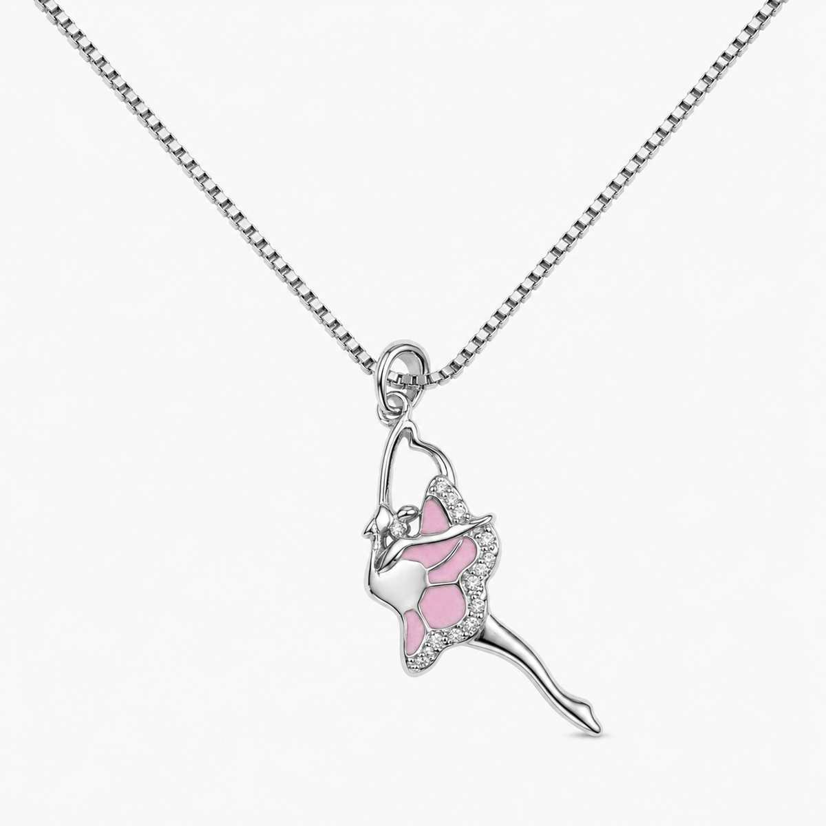 Silver Etoile Ballerina Pendant