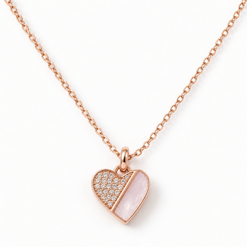 Rose Gold Grace heart